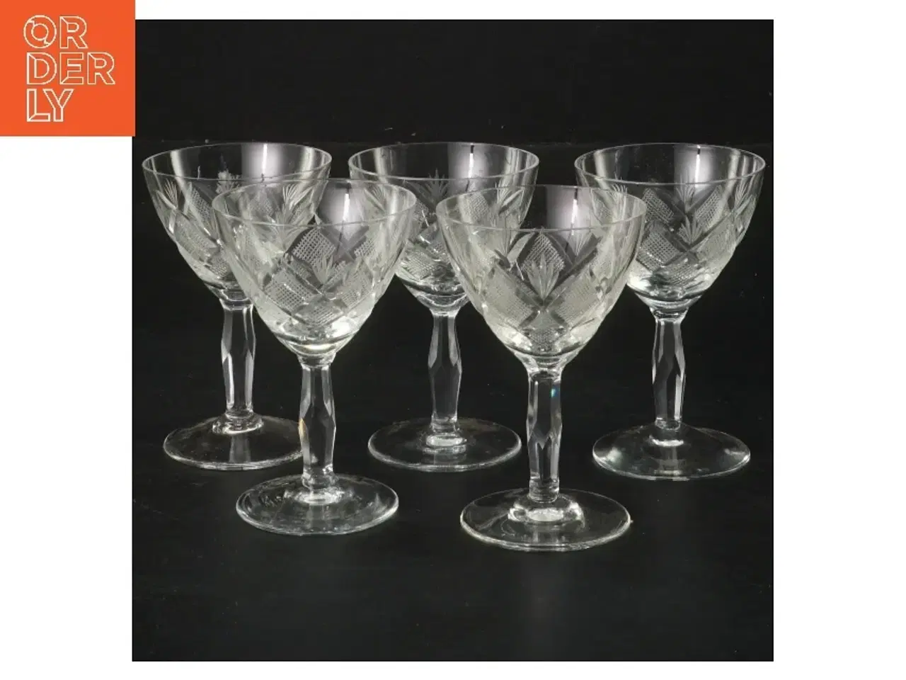 Billede 1 - Wien Antik Krystalglas sæt 5 stk (str. 6 stk Ø 5,5 cm længde 8,5 cm)