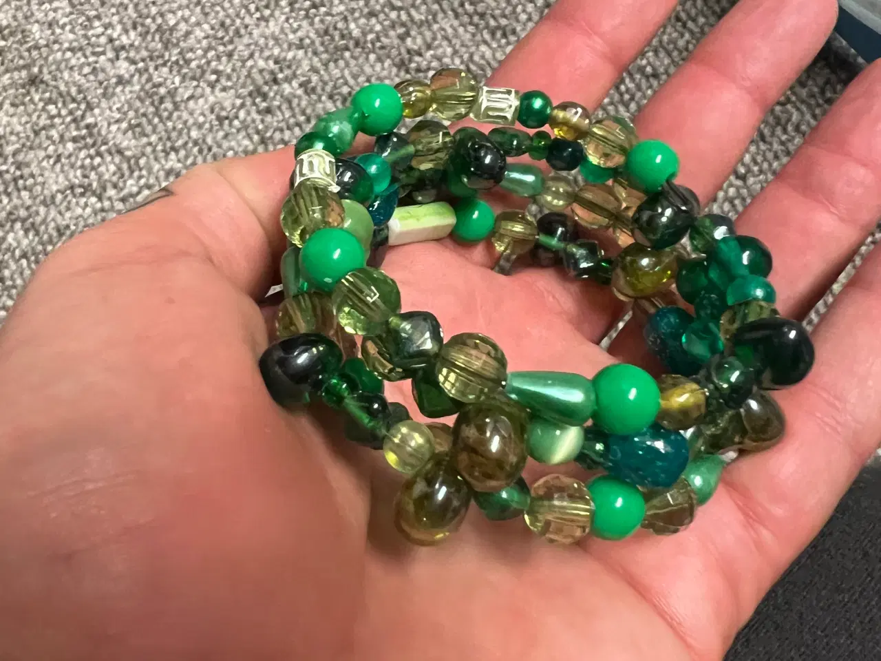 Billede 3 - Smukke nye grønne armbånd