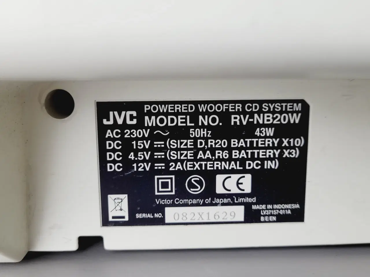 Billede 7 - ⭐️· JVC RV-NB20W " BoomBlaster "