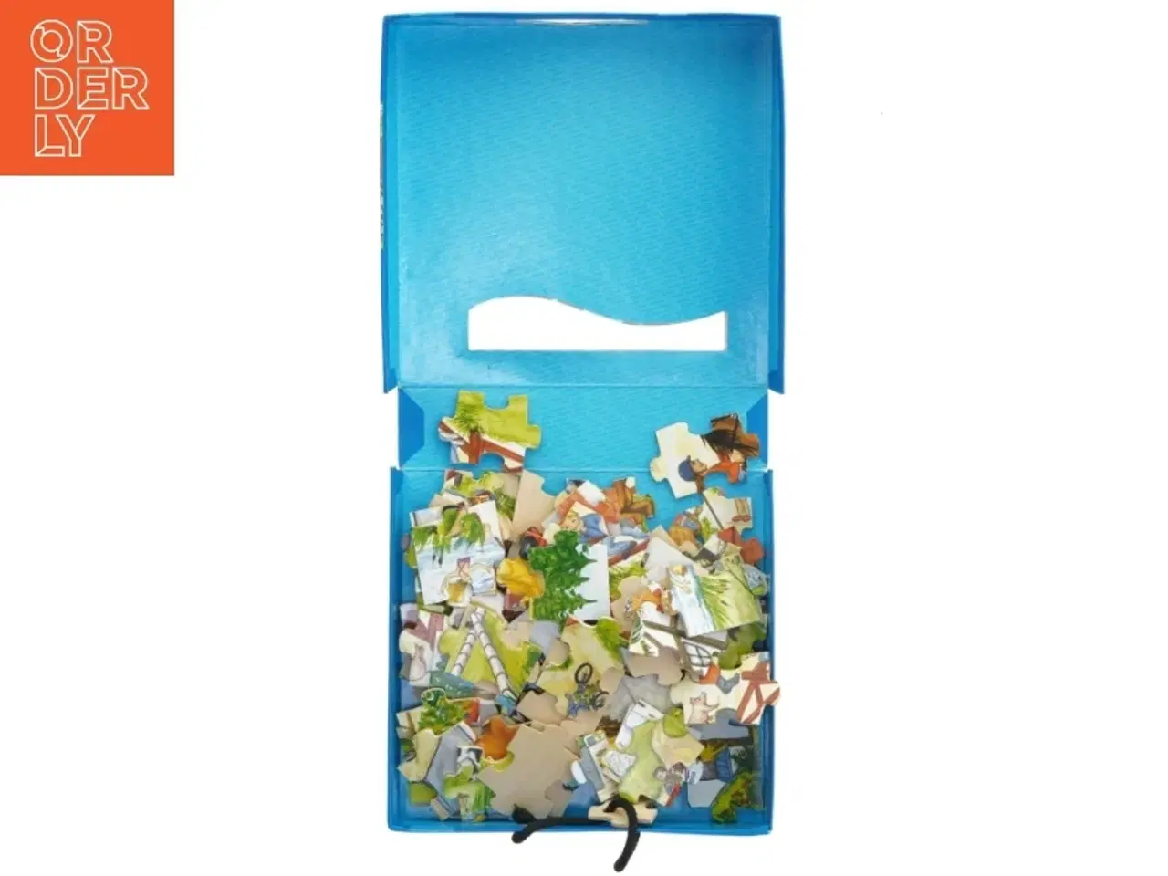 Billede 3 - Træpuslespil med 80 brikker fra Kärnan (str. 80 brikker 420x370x3 mm)