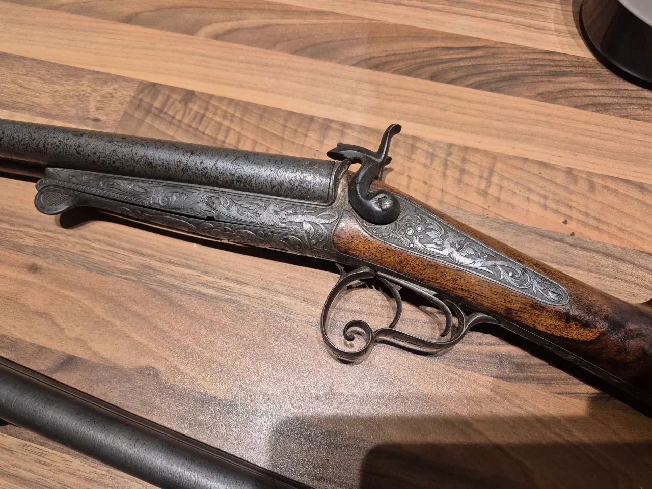 Billede 8 - 2 fine antikke belgiske/hollandske s/s pinfire 12.