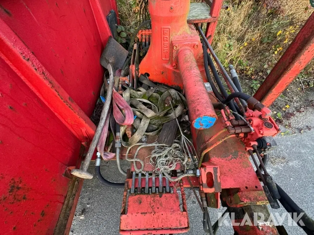 Billede 9 - Flad ladkasse med kran Fassi F105 23