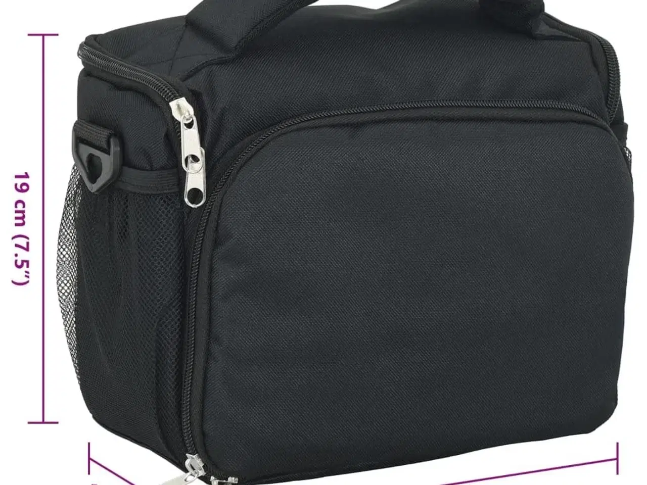 Billede 8 - Kamerataske med vandtæt cover oxfordstof sort