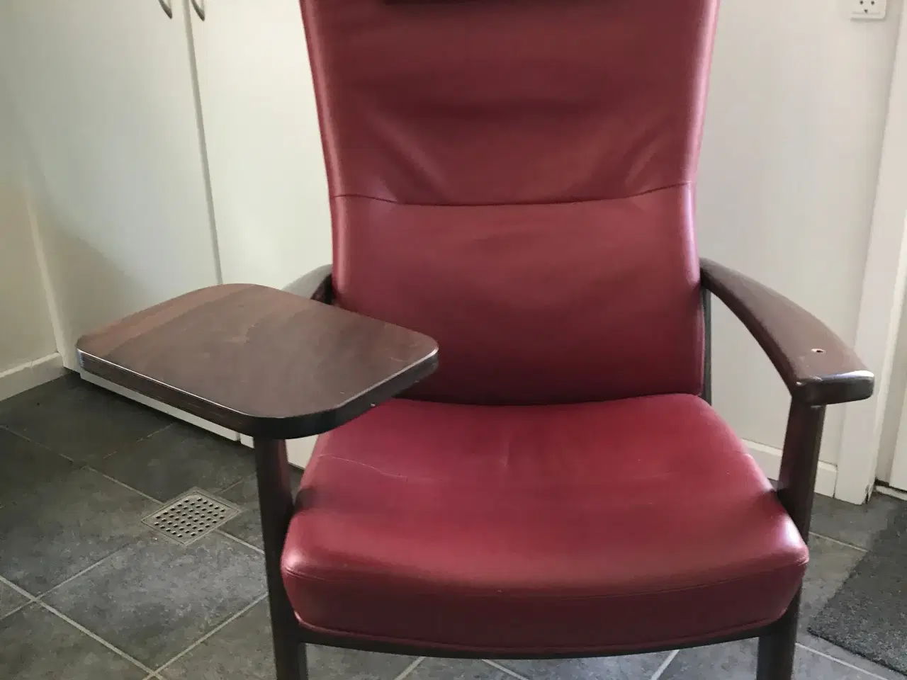 Billede 6 - Farstrup senior/komfort, læder Lænestol