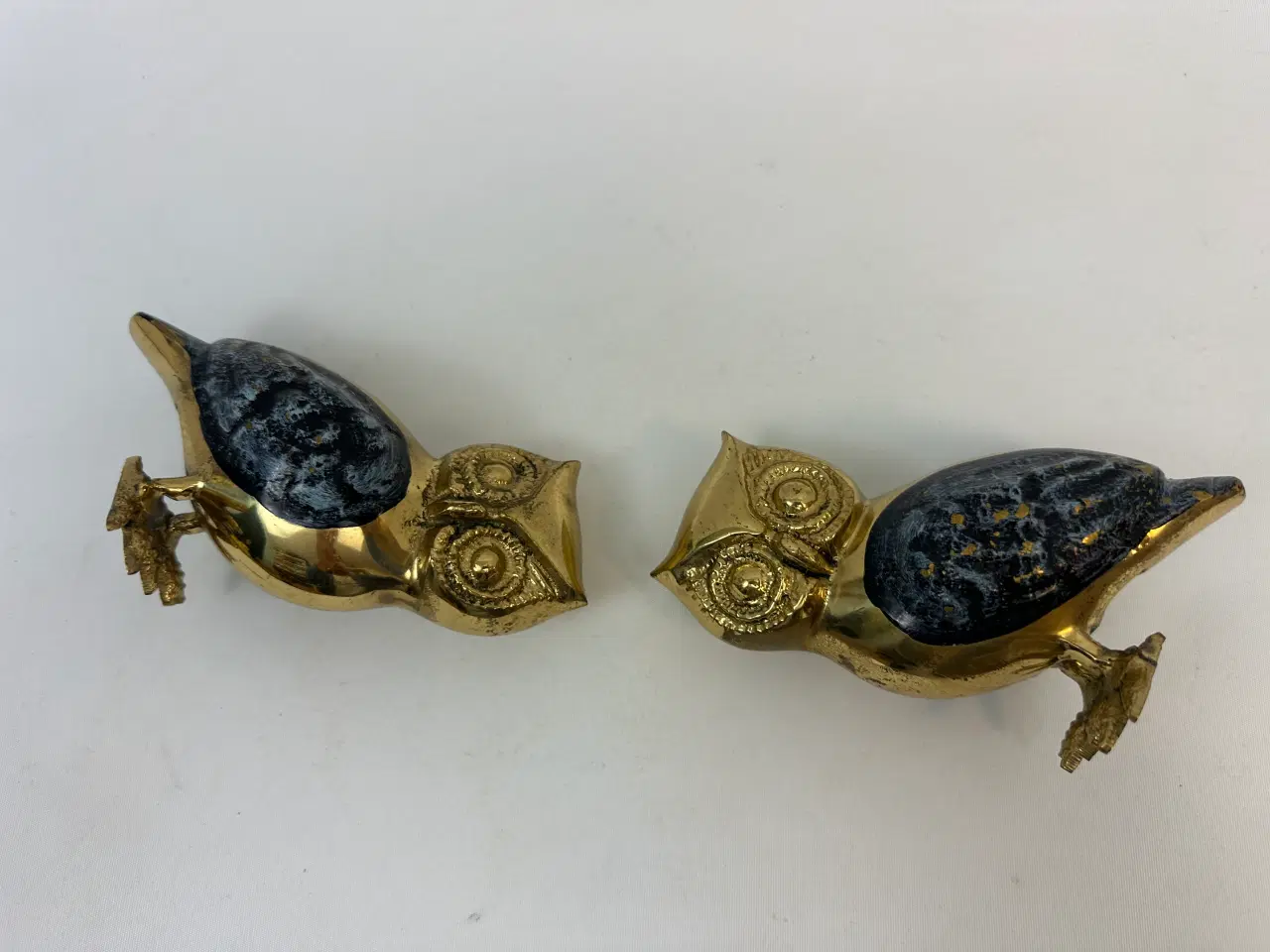 Billede 10 - Flotte ugle figurer i messing
