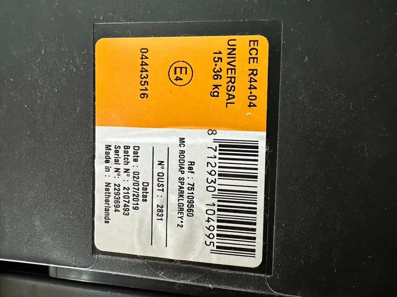 Billede 2 - 2 stk Maxi Cosi Rodi autostole 15-36kg