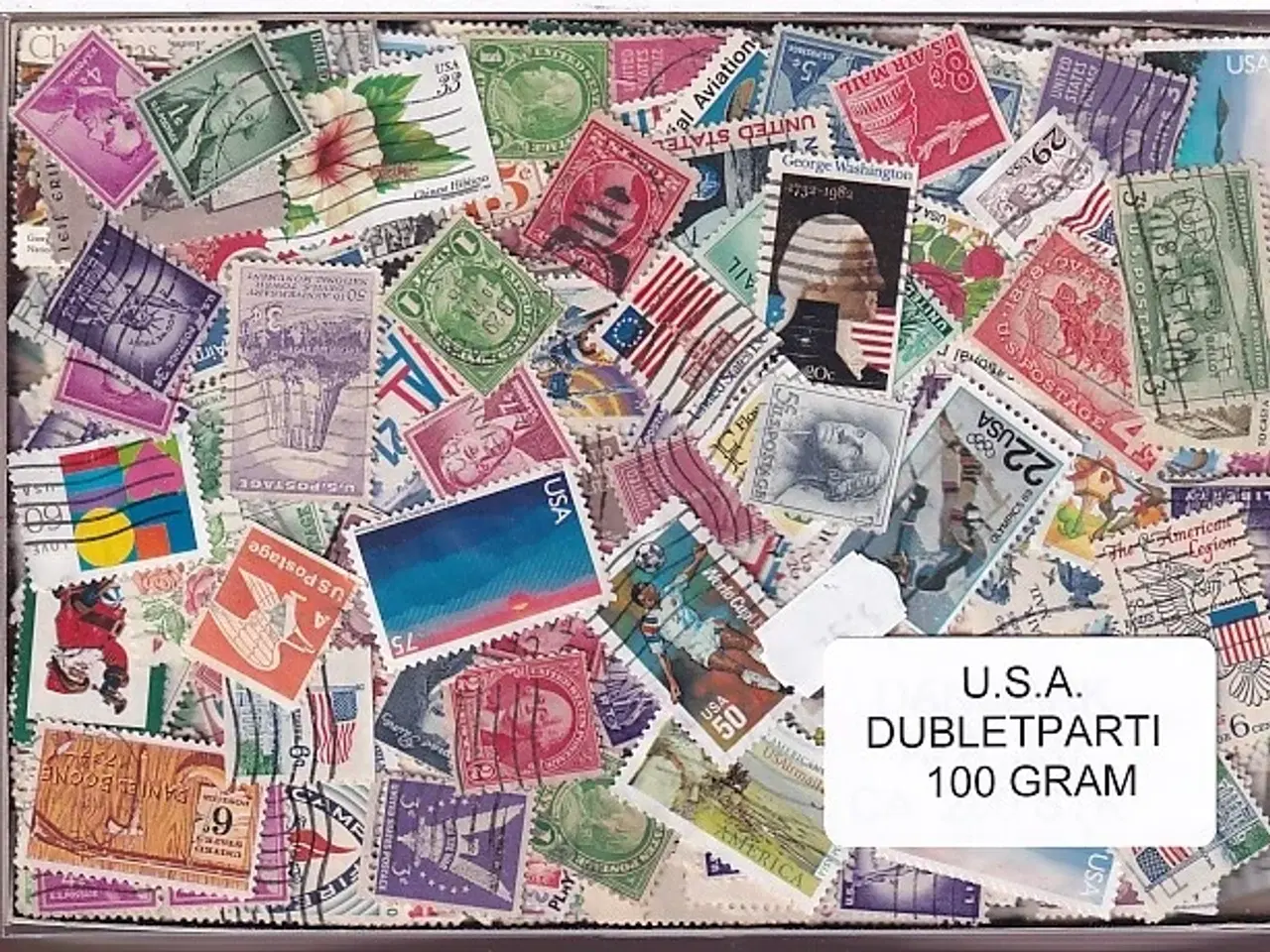 Billede 1 - USA Dubletparti - 100 gram. Afvaskede