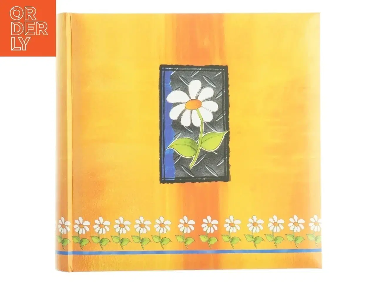 Billede 5 - Gæstebog med blomstermotiv (str. 30 x 29 cm)