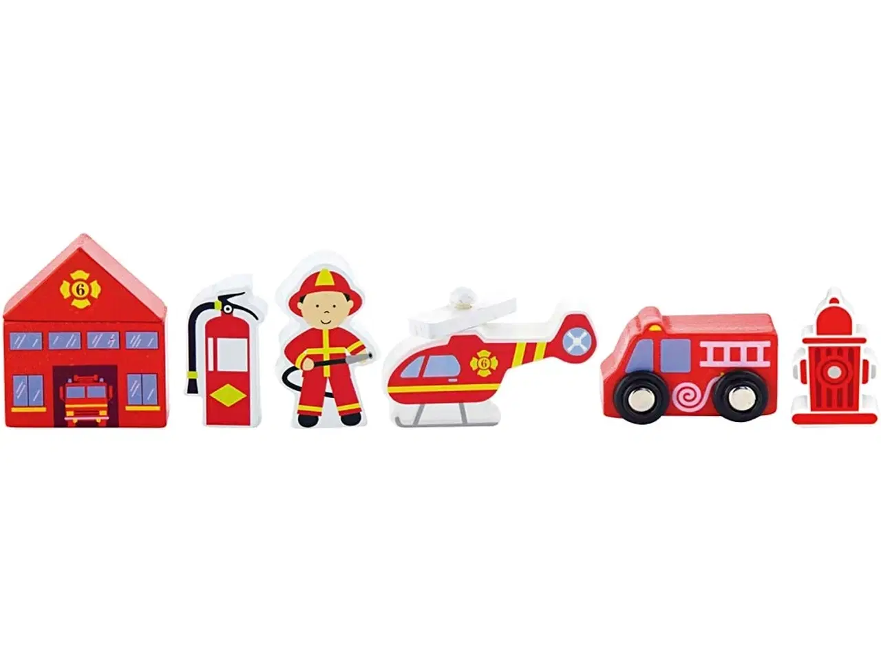 Billede 1 - VIGA Brandstation til Togbane - 6 dele i Sæt