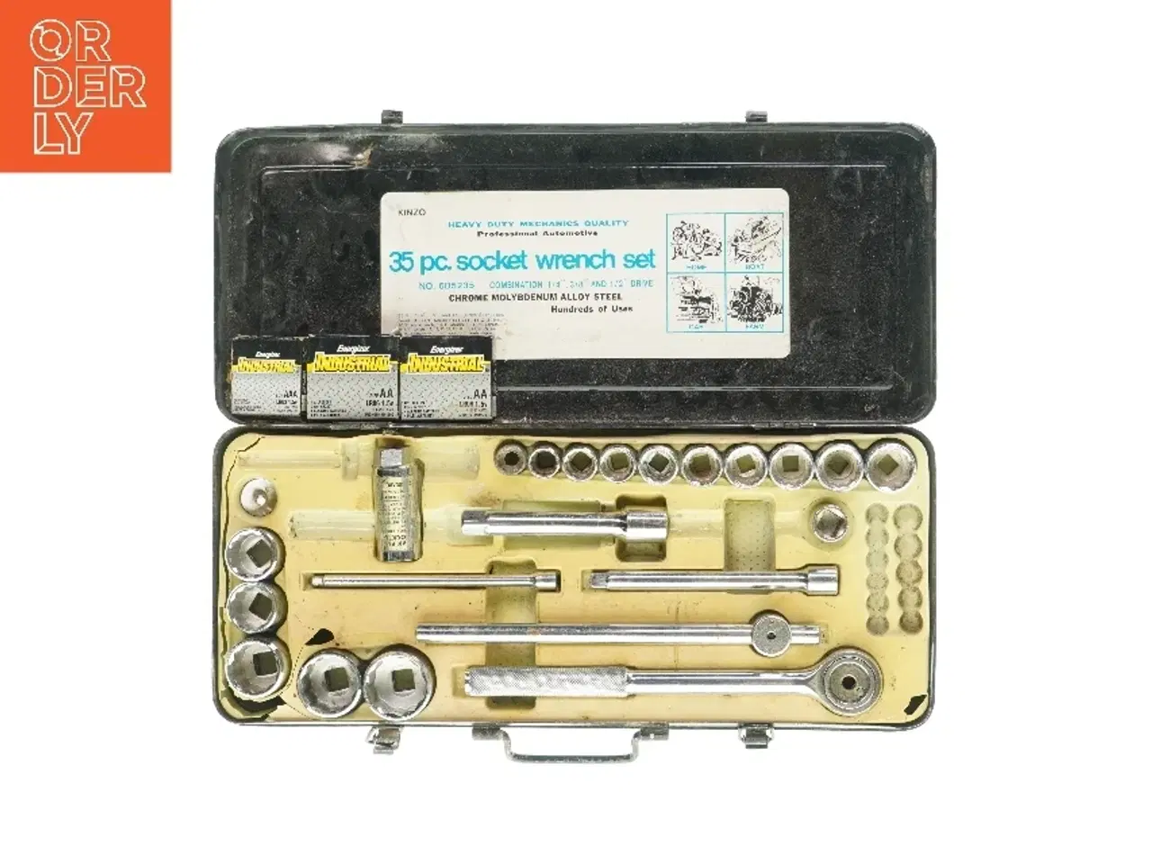 Billede 1 - 35 pc. socket wrench set fra Kinzo (str. LBH:44x18x5cm)