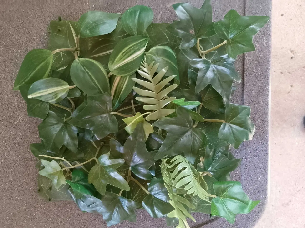 Billede 1 - IKEA kunstige vægplanter 25x25cm