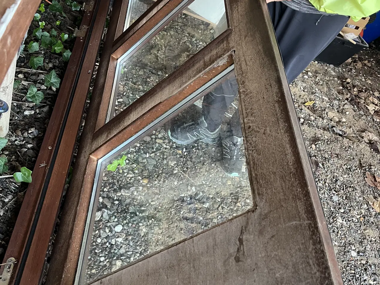 Billede 2 - Maghoni yderdør med termo vinduer