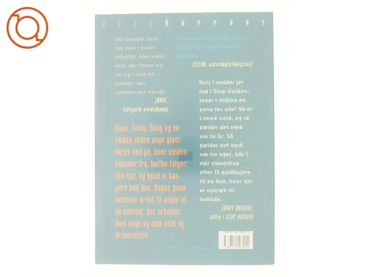 Billede 3 - Vold og af magt - om vold blandt unge af Danielsen og Lolck  fra Bog