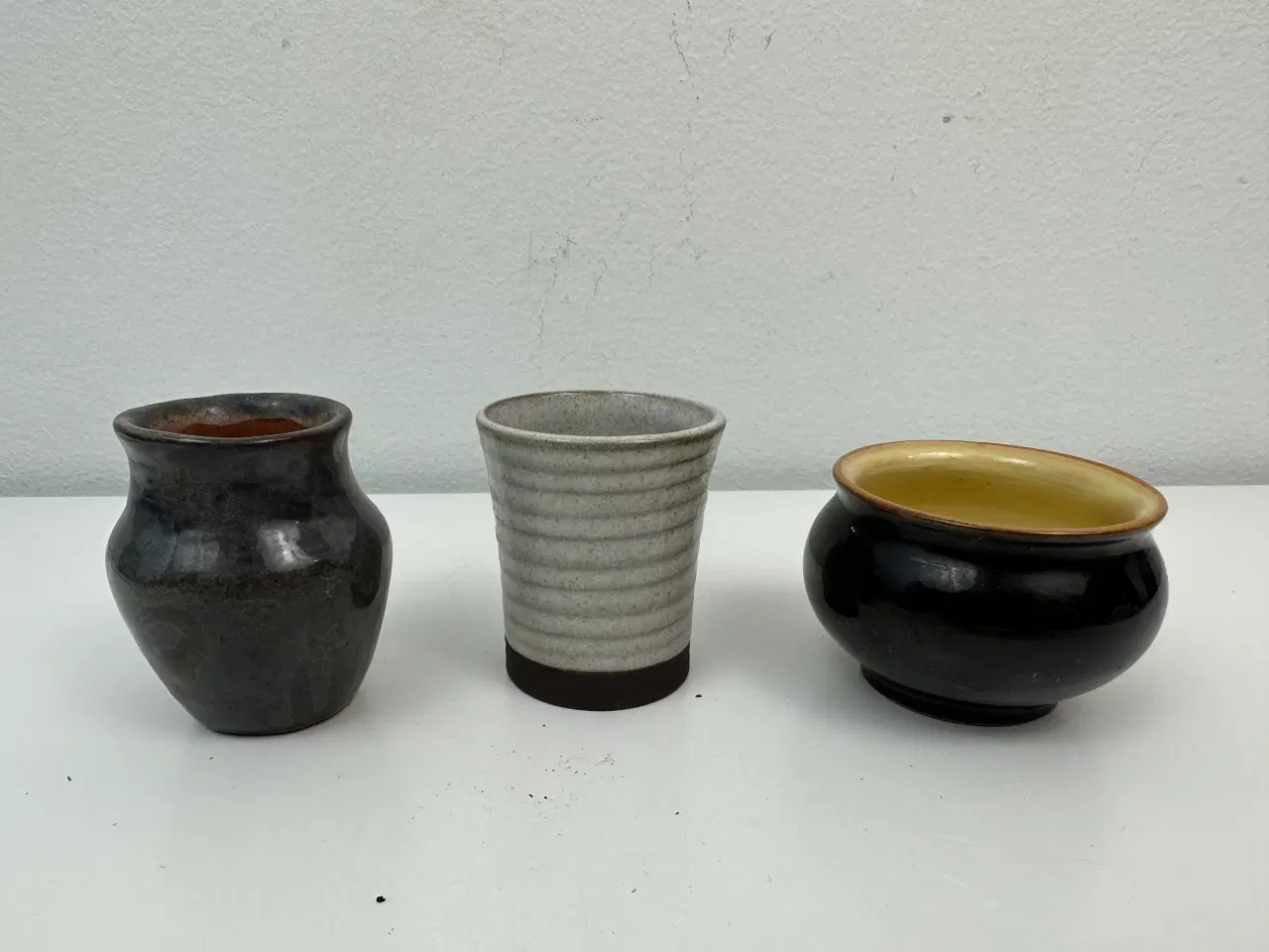 Billede 1 - 3 stk. miniature keramik (retro)