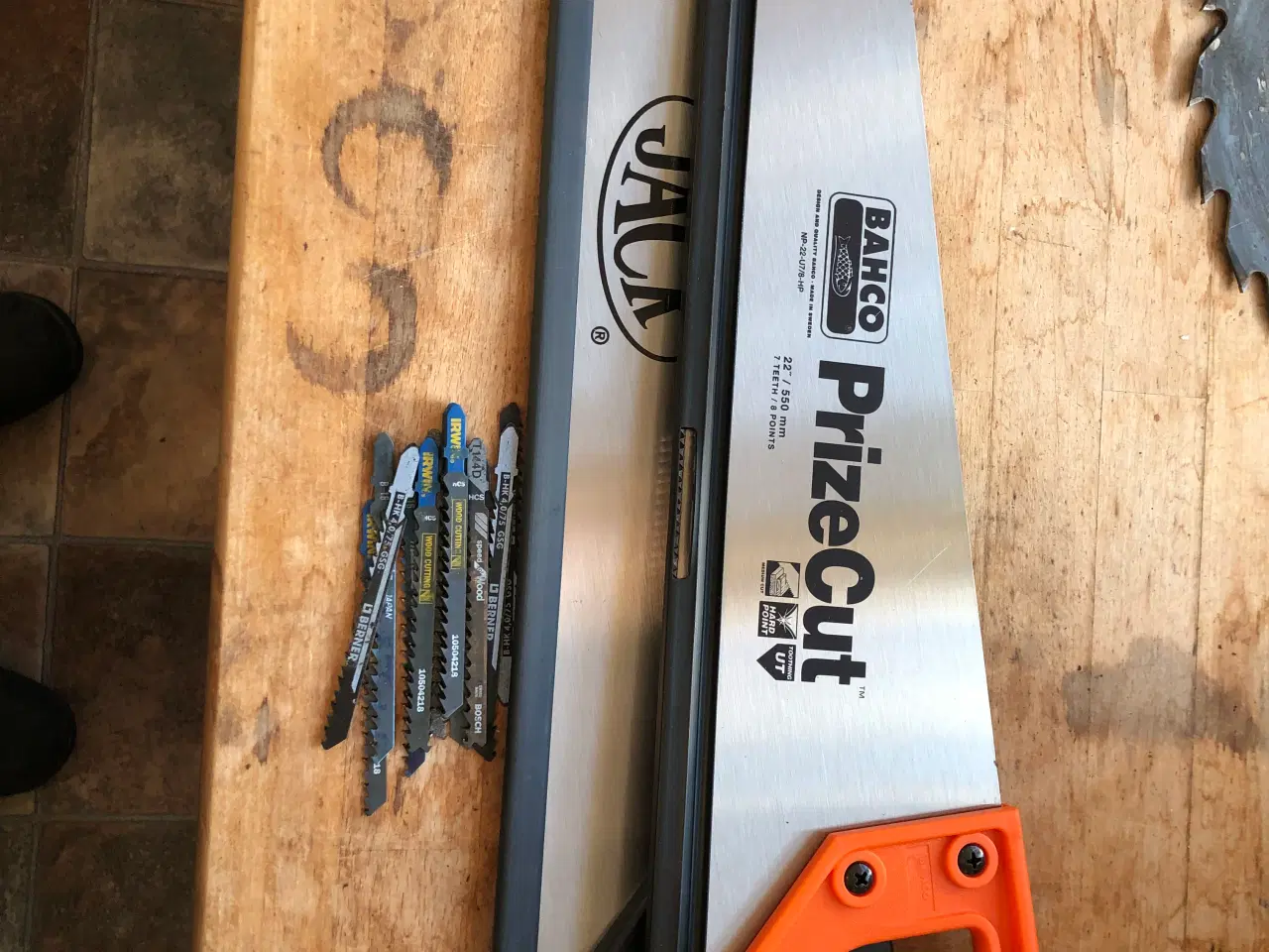 Billede 1 - Håndsave  og stiksav blade