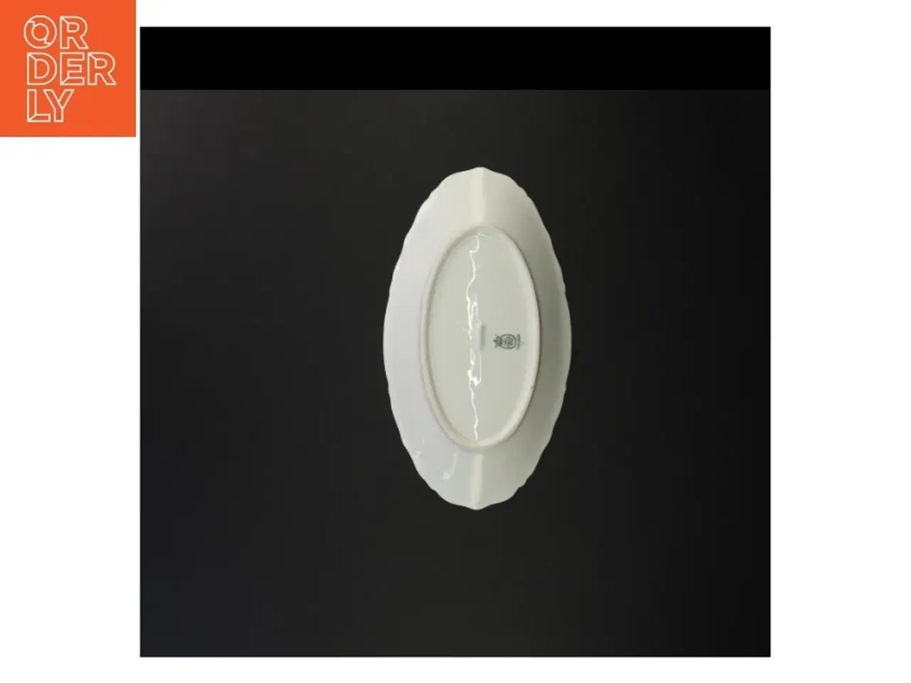 Billede 4 - Porcelænsfad med blomsterdekoration fra Bavaria (str. 25 x 14 cm)