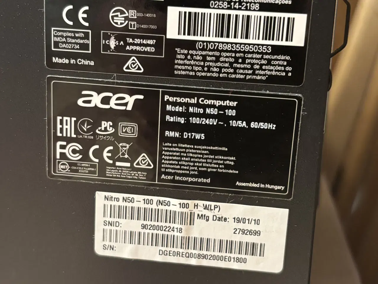 Billede 9 - Acer gaming computer Ryzen 5