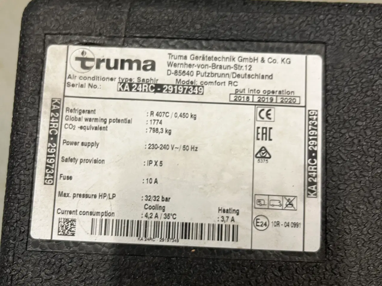 Billede 2 - Truma Saphir comfort RC