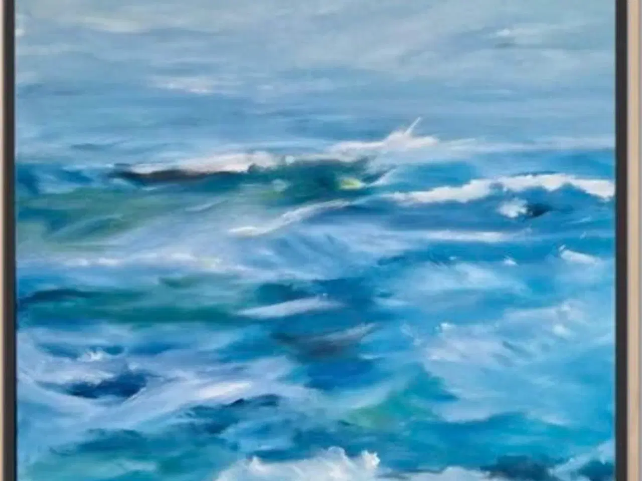 Billede 1 - Abstrakte bølger 80x80