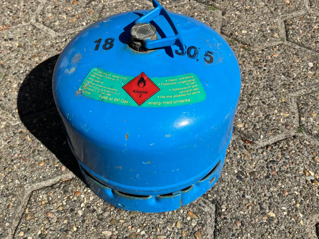 Billede 1 - 2 kg CGI gasflaske helt fyldt
