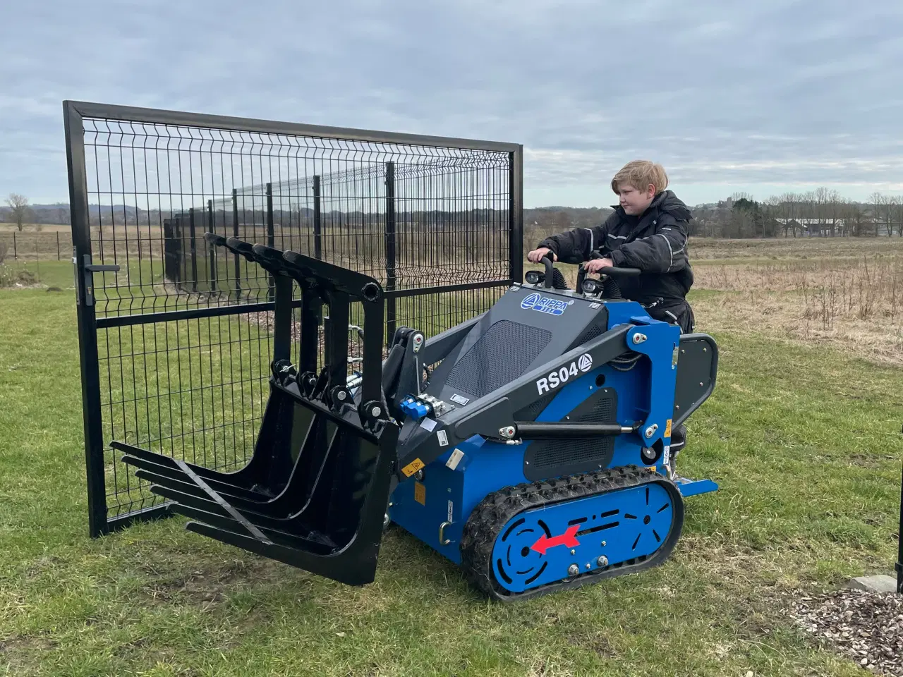 Billede 1 - Minilæsser 900kg Kubota motor 