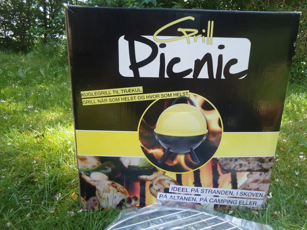 Billede 1 - Picnic kuglegrill "Happy Cooking"