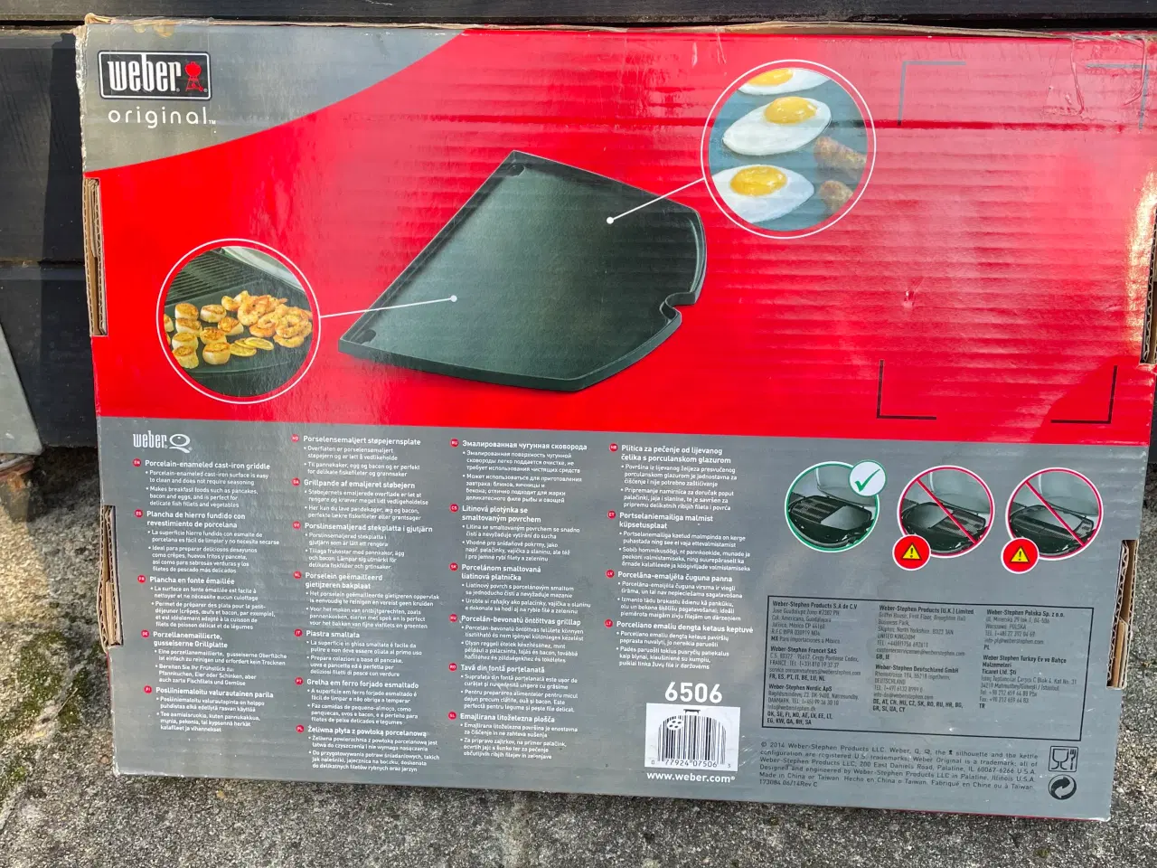 Billede 2 - Weber Grillpande model 6506