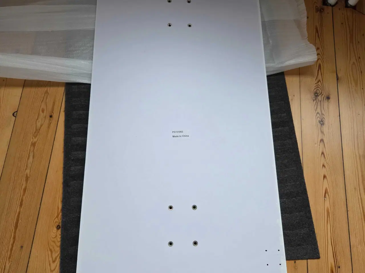 Billede 2 - Hvid laminat Bordplade 100x50 cm