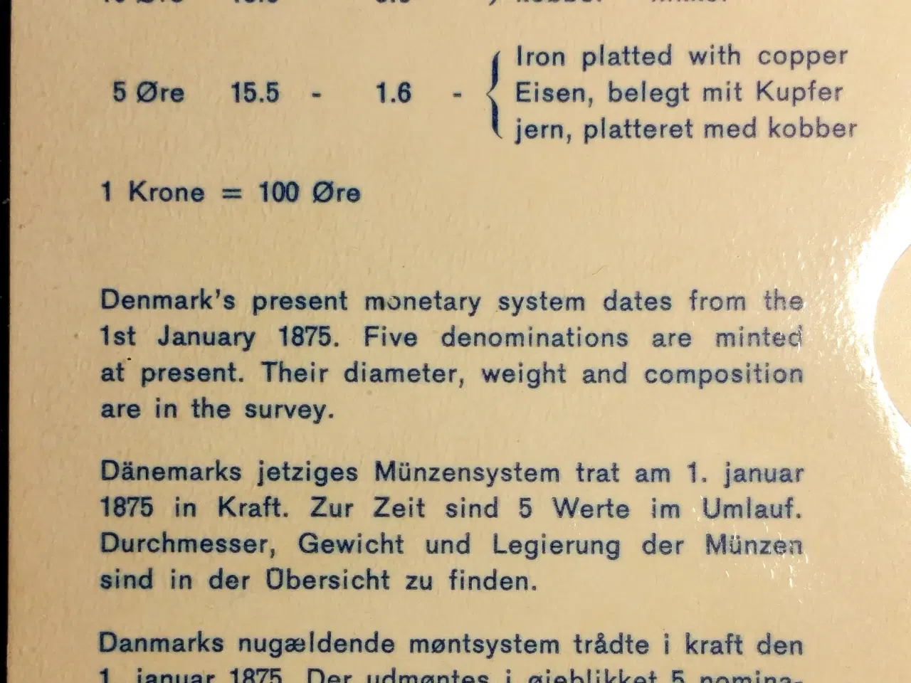 Billede 4 - KJØBENHAVNS HANDELSBANKEN MØNTSÆT 1976 - 1979