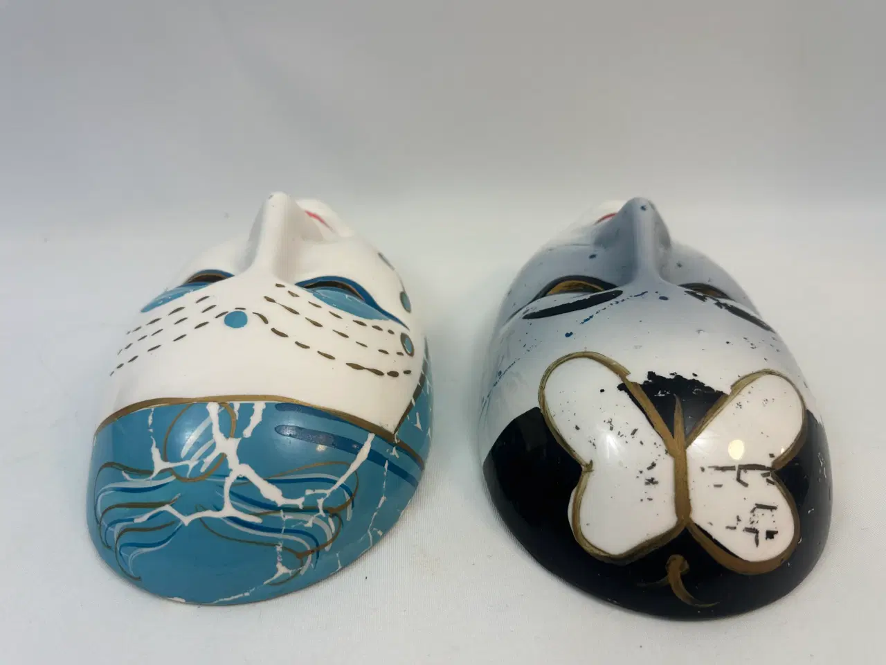 Billede 6 - 2 stk. flotte masker i porcelæn