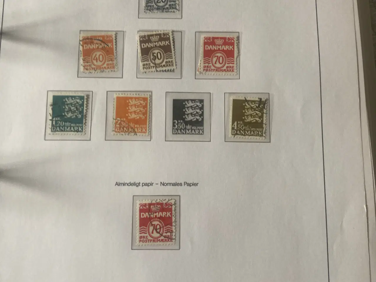 Billede 10 - Stender oversigt over frimærker