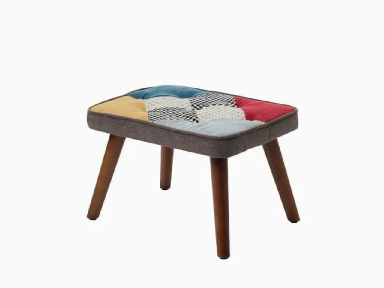 Billede 3 - Raumio patchwork læne/gyngestol med skammel