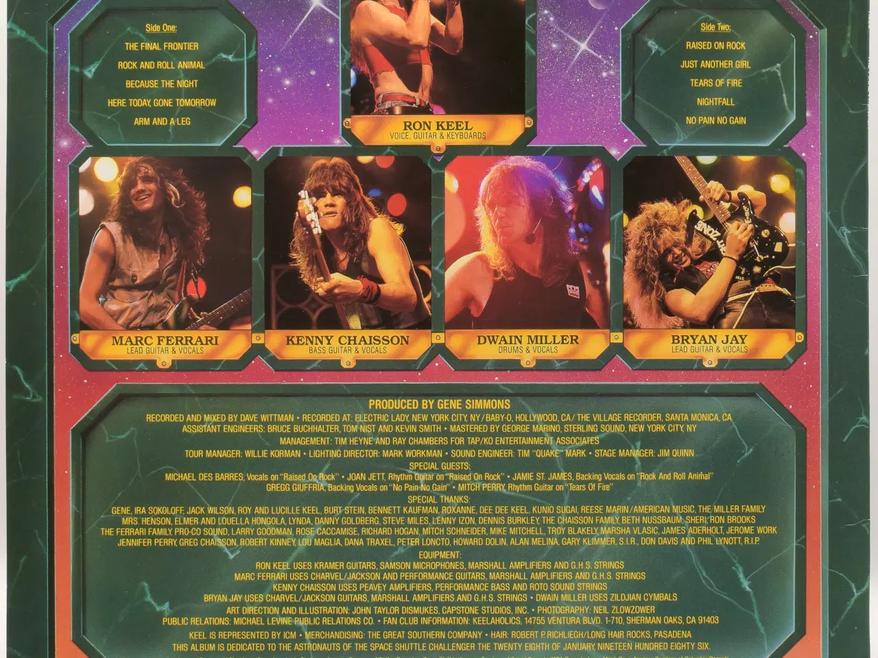 Billede 2 - Keel - The Final Frontier - JAPAN 1986 - EX/EX