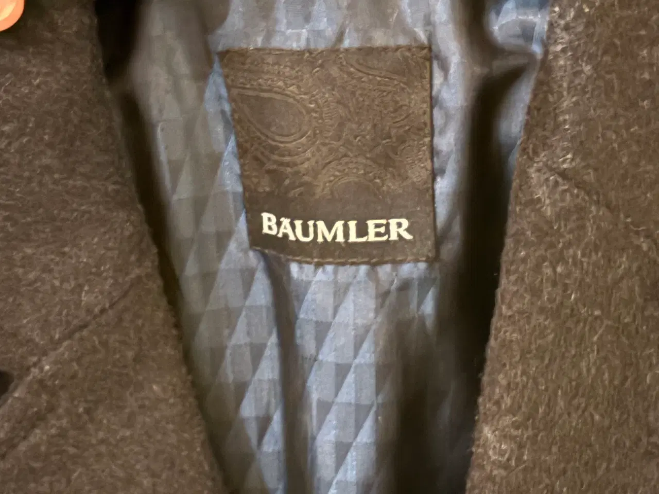 Billede 2 - Sort herre frakke, i meget god kvalitet