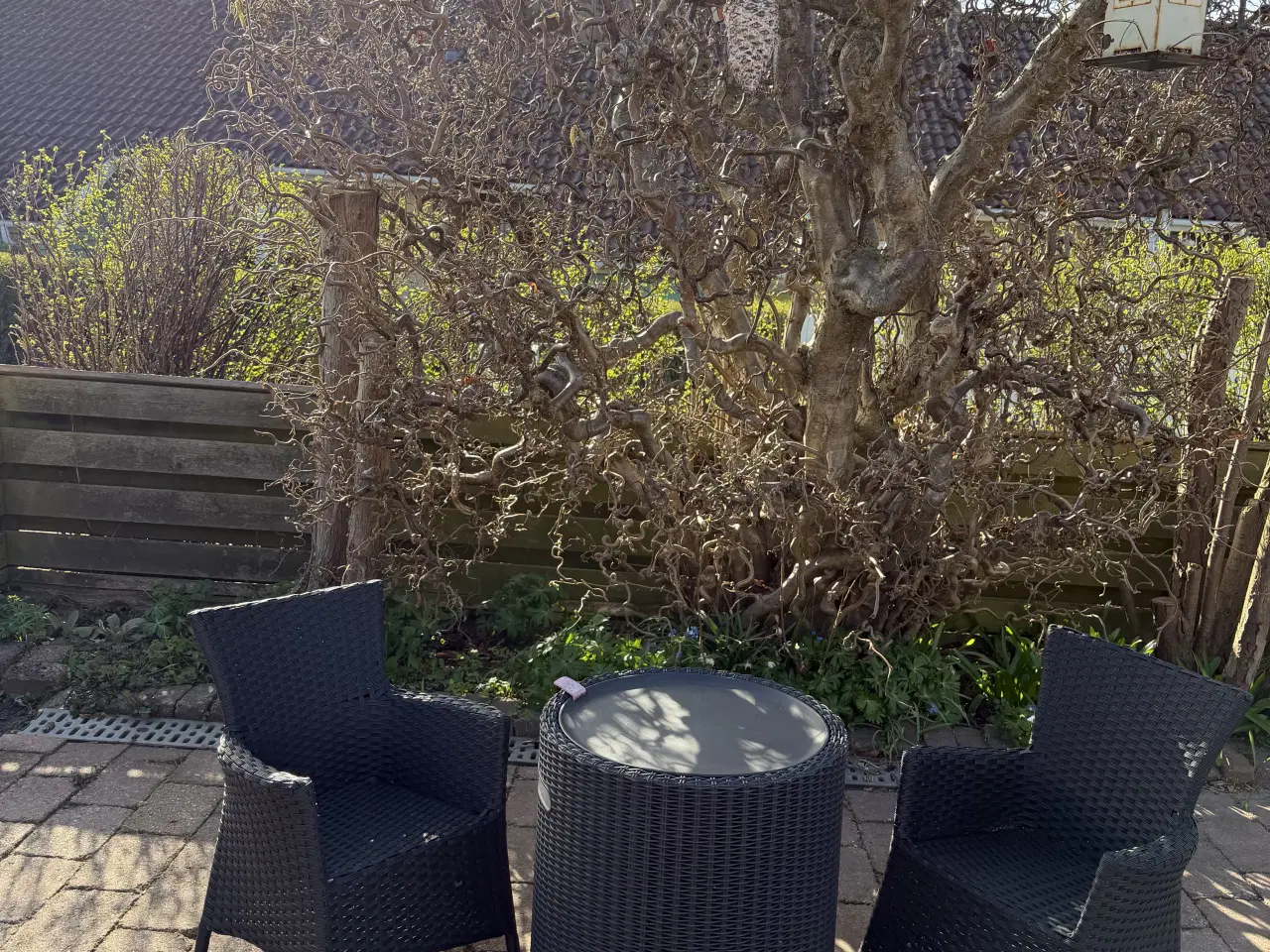 Billede 2 - Lille sødt børne havemøbel sæt i sort.