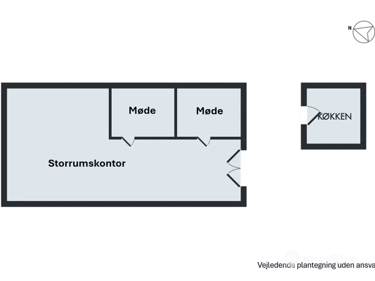 Billede 7 - Moderne kontor i ejendom under forvandling