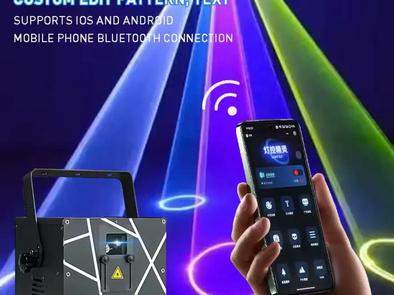 Billede 9 - 3 Watt Animations laser - App betjening