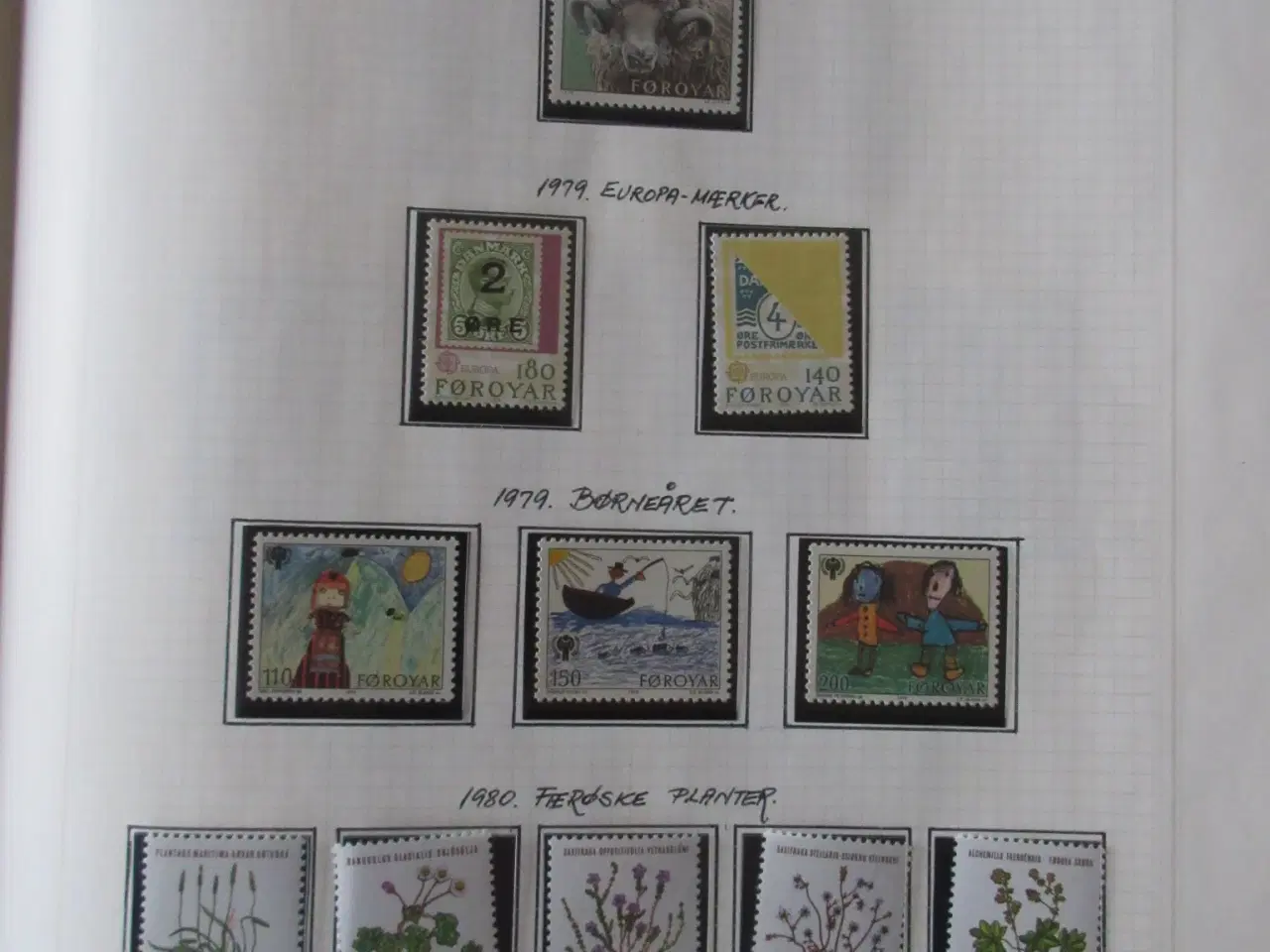 Billede 6 - Færøerne start samling postfriske frimærker