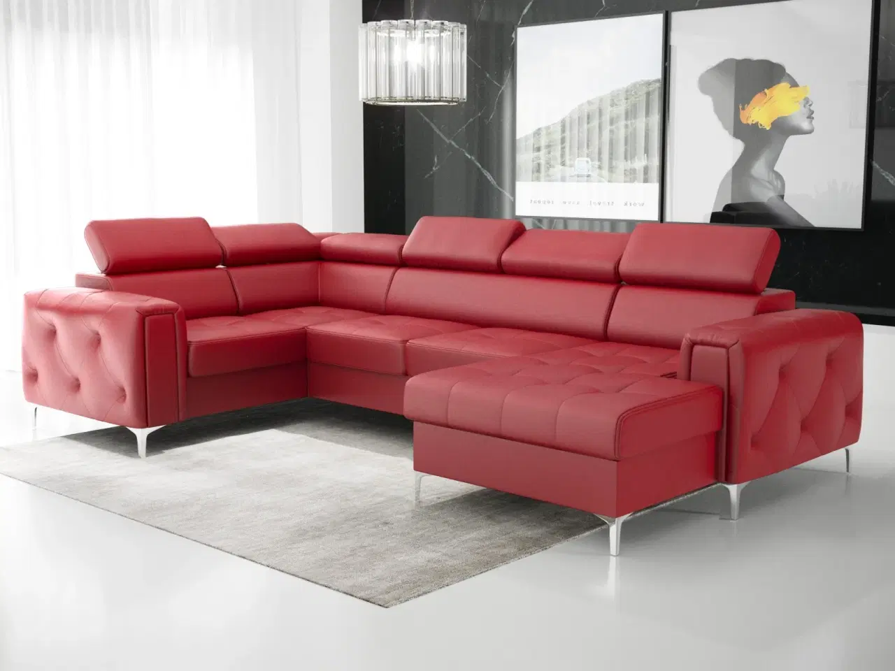 Billede 12 - ORIONIS MAX III HJØRNESOFA MED SOVEFUNKTION 165x320x185 CM