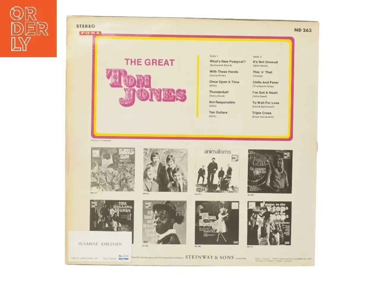 Billede 2 - The Great Tom Jones LP fra Decca