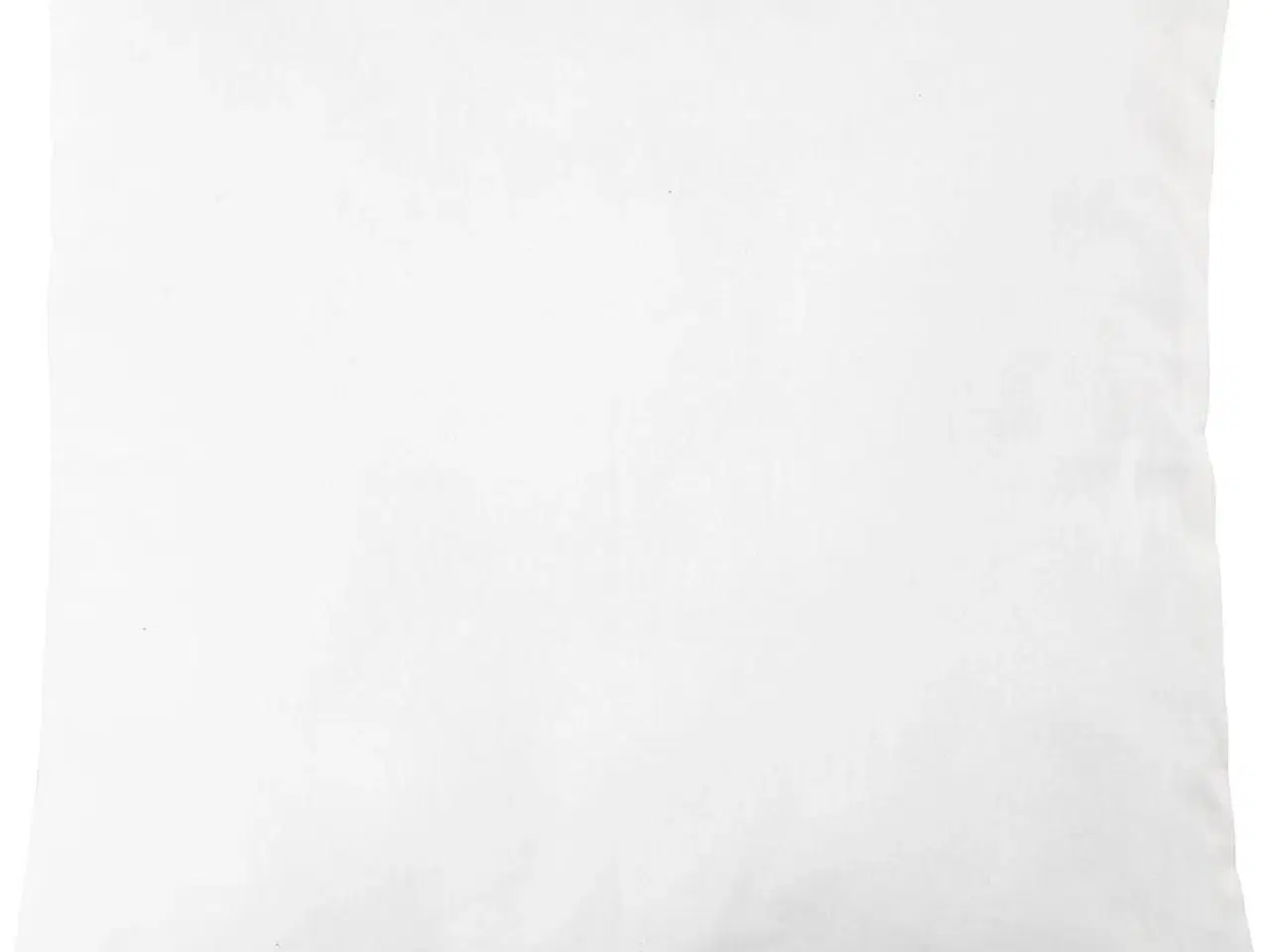 Billede 1 - Elegant hvidt pudebetræk 40x40 cm i 100% bomuld