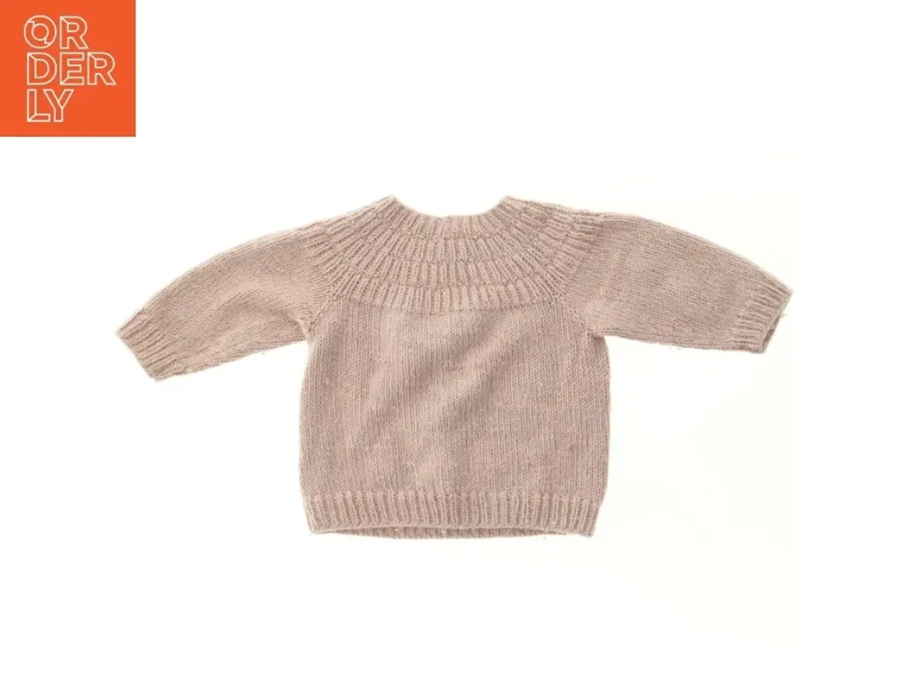 Billede 2 - Strikket trøje (str. Bryst 29 cm skulder til bund 32 cm)