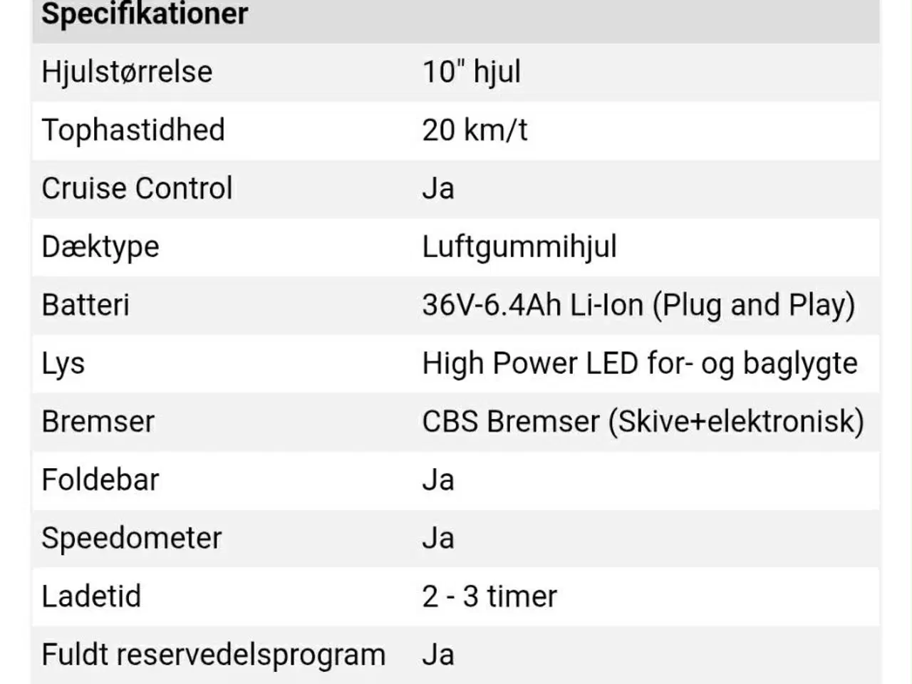 Billede 5 - El-løbehjul