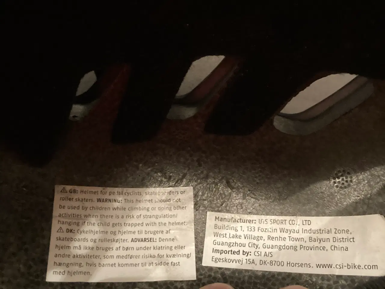 Billede 4 - Matblå cykelhjelm, kun lidt brugt