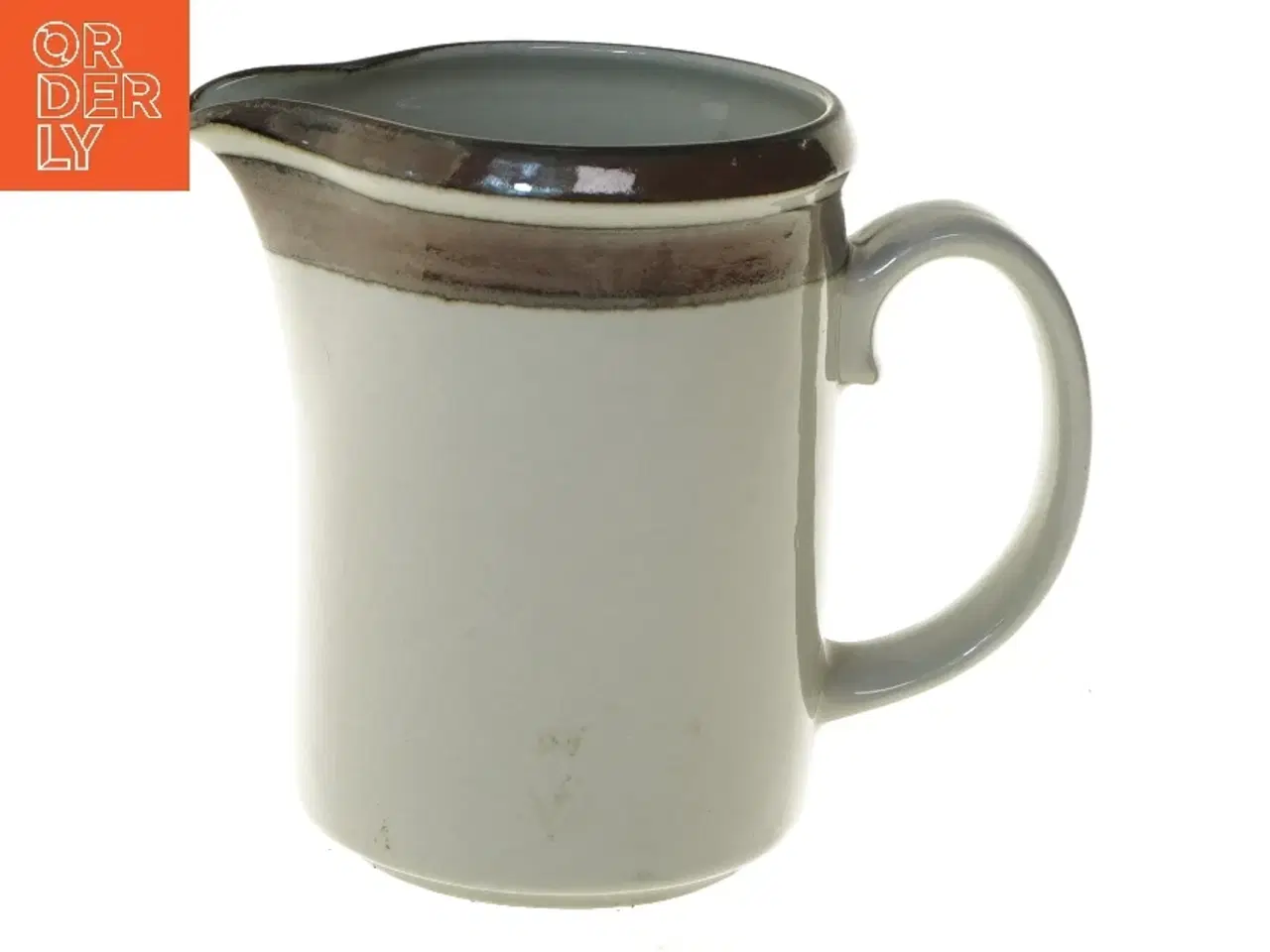 Billede 1 - Keramisk mælkekande fra Arabia Finland (str. 16,5 cm)