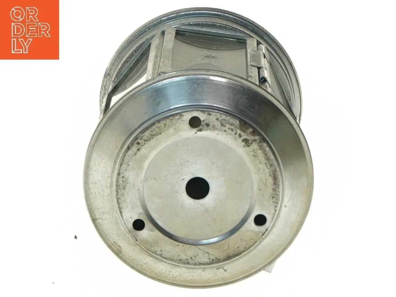 Billede 3 - Metal lanterne med stjerneudskæringer (str. 20 cm)