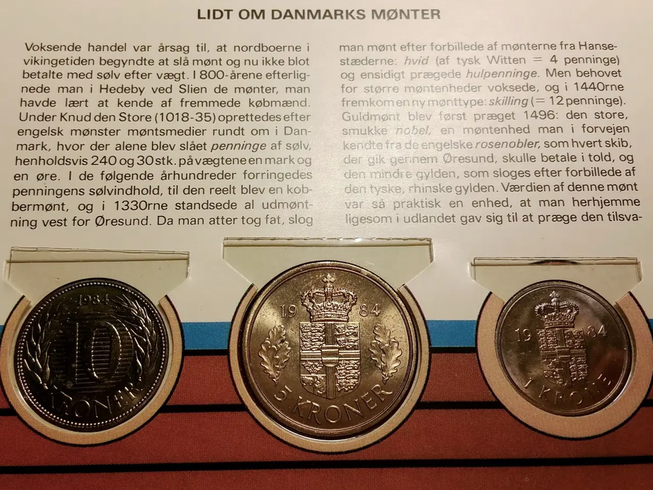 Billede 12 - HANDELSBANKEN MØNTSÆT 1980 - 1989