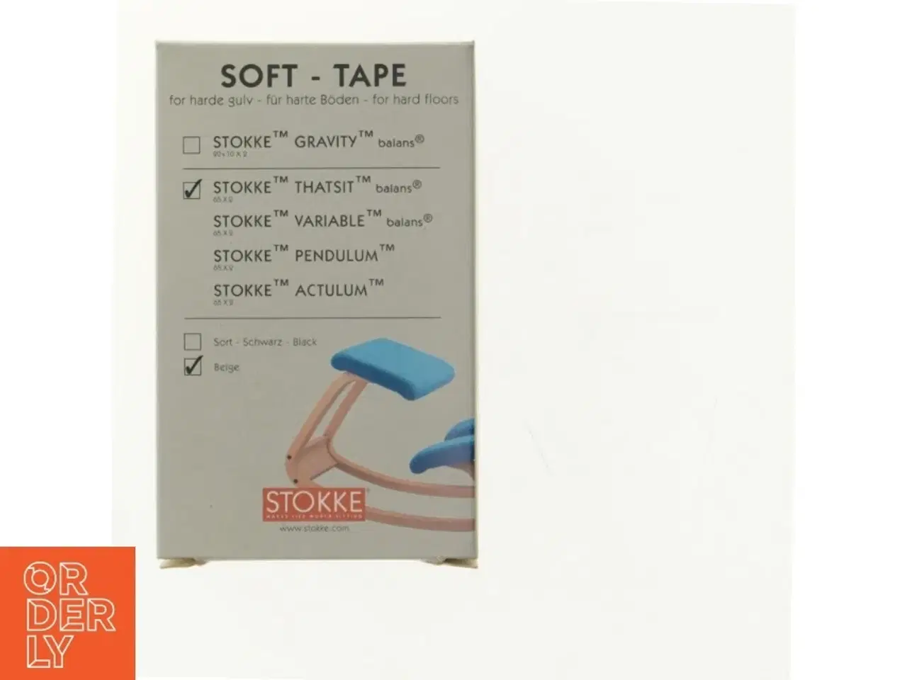 Billede 1 - Soft tape TIL STOKKE STOL fra STOKKE (str. 12 x 7 cm)