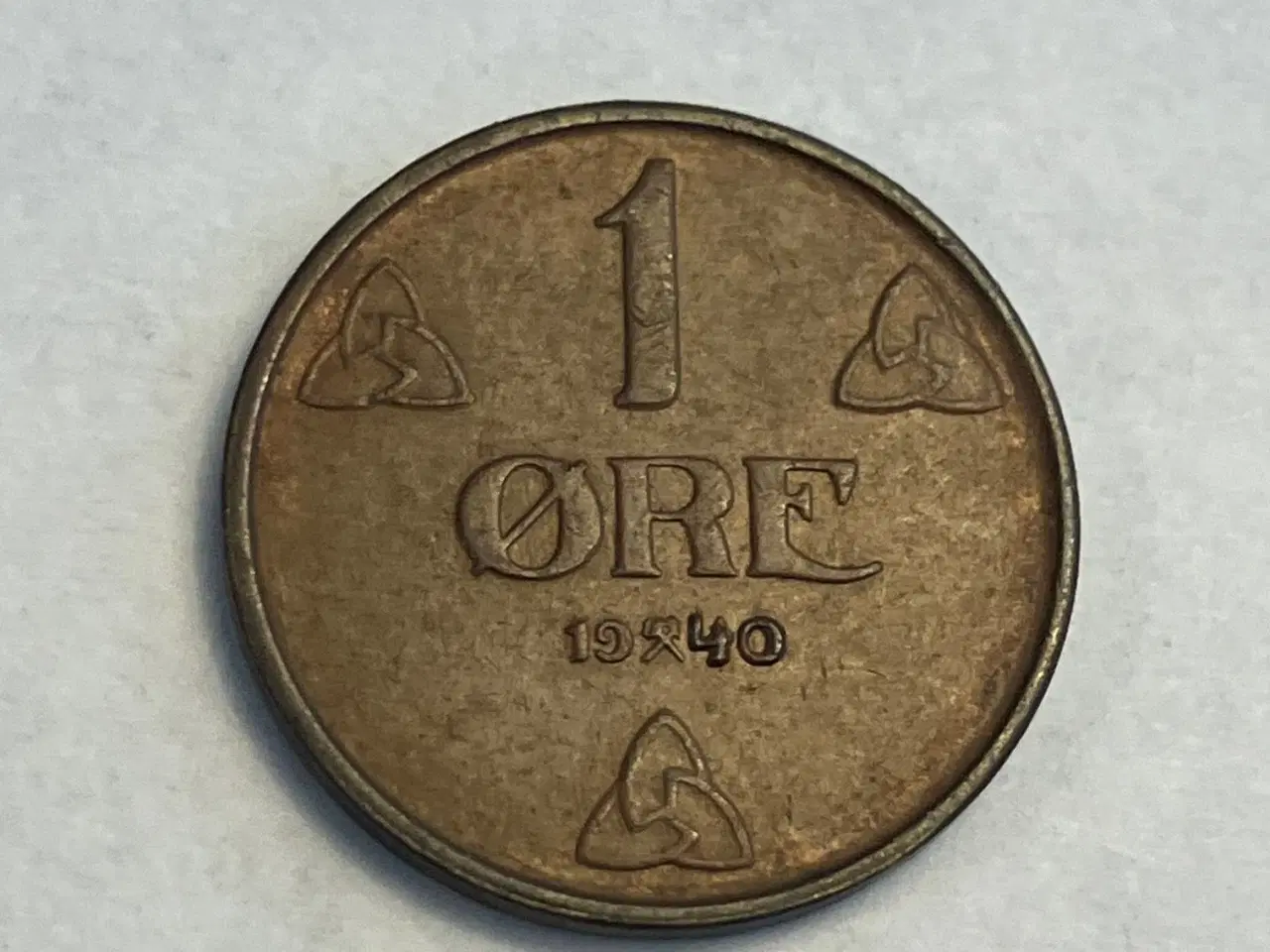 Billede 1 - 1 Øre 1940 Norge
