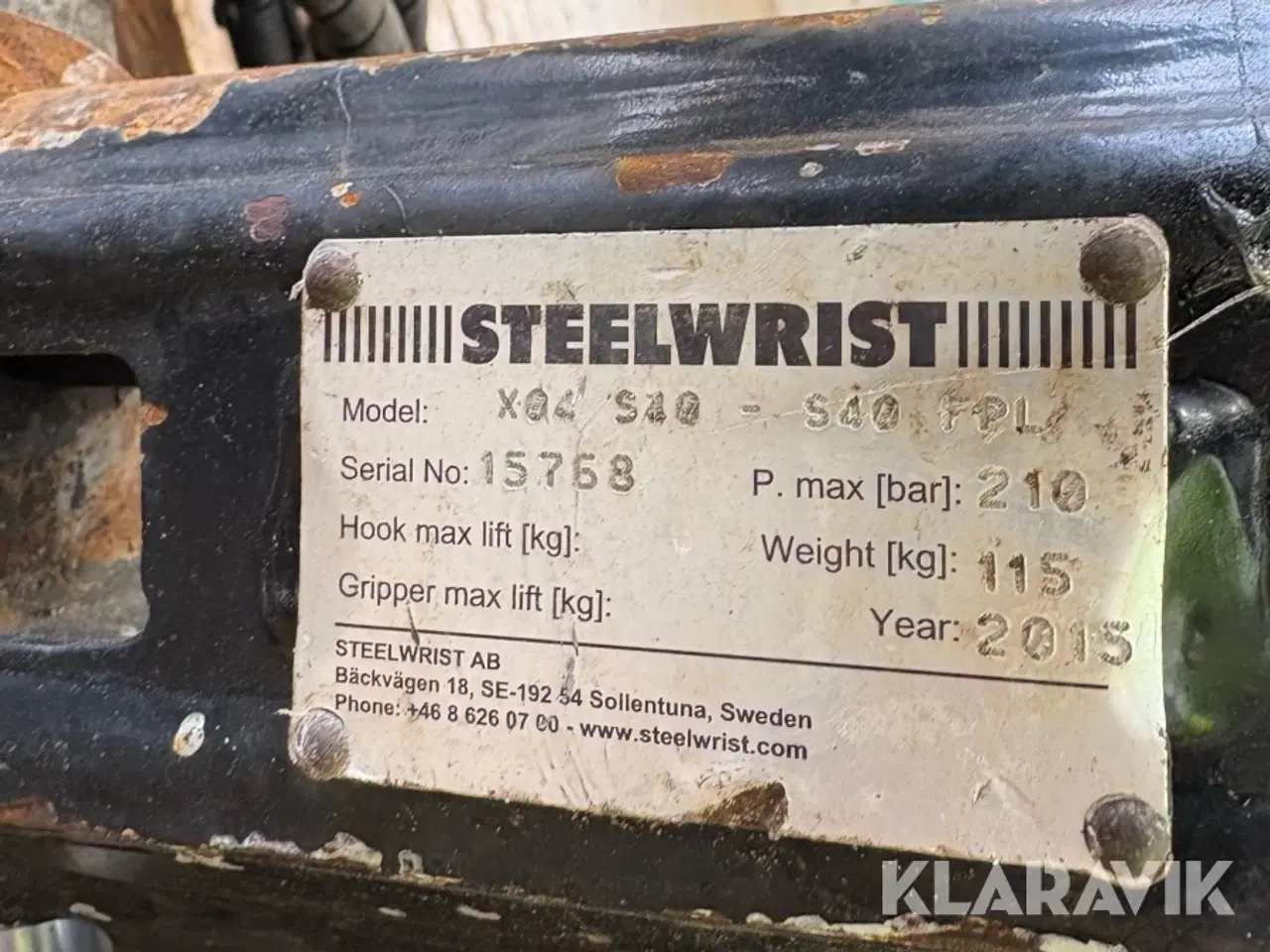 Billede 6 - Tiltrotator Steelwrist X04 S40